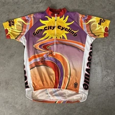 Canari Cycling Performance Men's Shirt Size Large Colorful Sun City Roseville