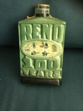 Vintage Jim Beam Reno 100 Years Regal China Decanter 1968