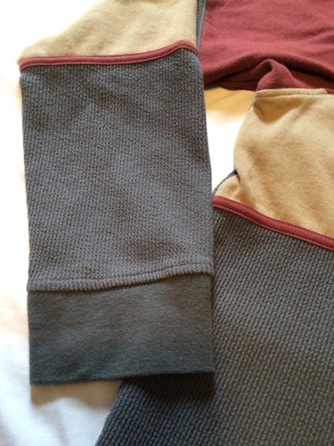 Haband Casual Joe Vintage Bowling Shirt~Long Sleeves~Pocket~Gray Maroon Tan~VGC - Picture 6 of 11