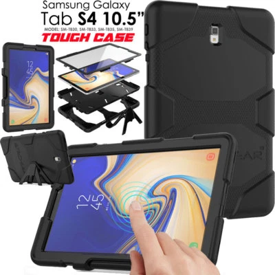 TECHGEAR Samsung Galaxy Tab S4 10.5" T830 Tough HEAVY DUTY Shock Protective Survival Case