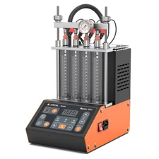 110V 4-Cylinder Ultrasonic GDI Injector Cleaner Machine Nozzle Injector Tester 