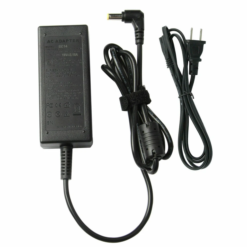 Para Acer S191HQL S200HL S200HQL Pantalla LCD Adaptador de CA Cable de Alimentación 40W Foto 2 de 4