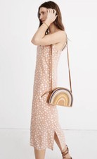 Madewell Silk Cami Slip Dress in Star Shower