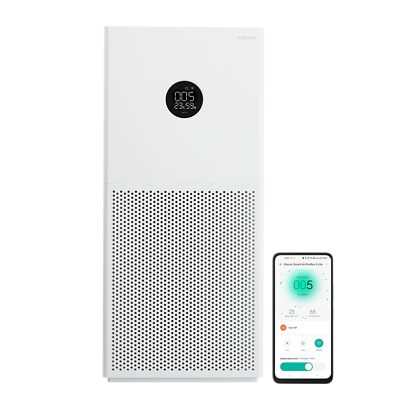 Xiaomi 4 Lite Smart Air Purifier for Home, AQI Display, HEPA & Carbon Filte