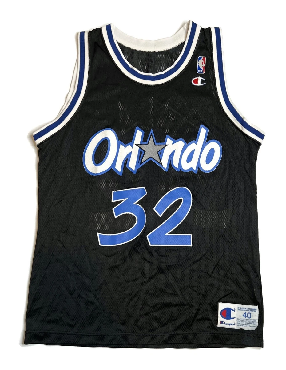 90s Champion Shaquille O'Neal Orlando Magic Jersey Euro Cut Size