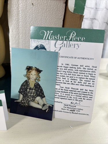 MIB Künstlerpuppe Maria von Heidi Plusczok für Masterpiece Gallery LE 1000 - Bild 4 von 15