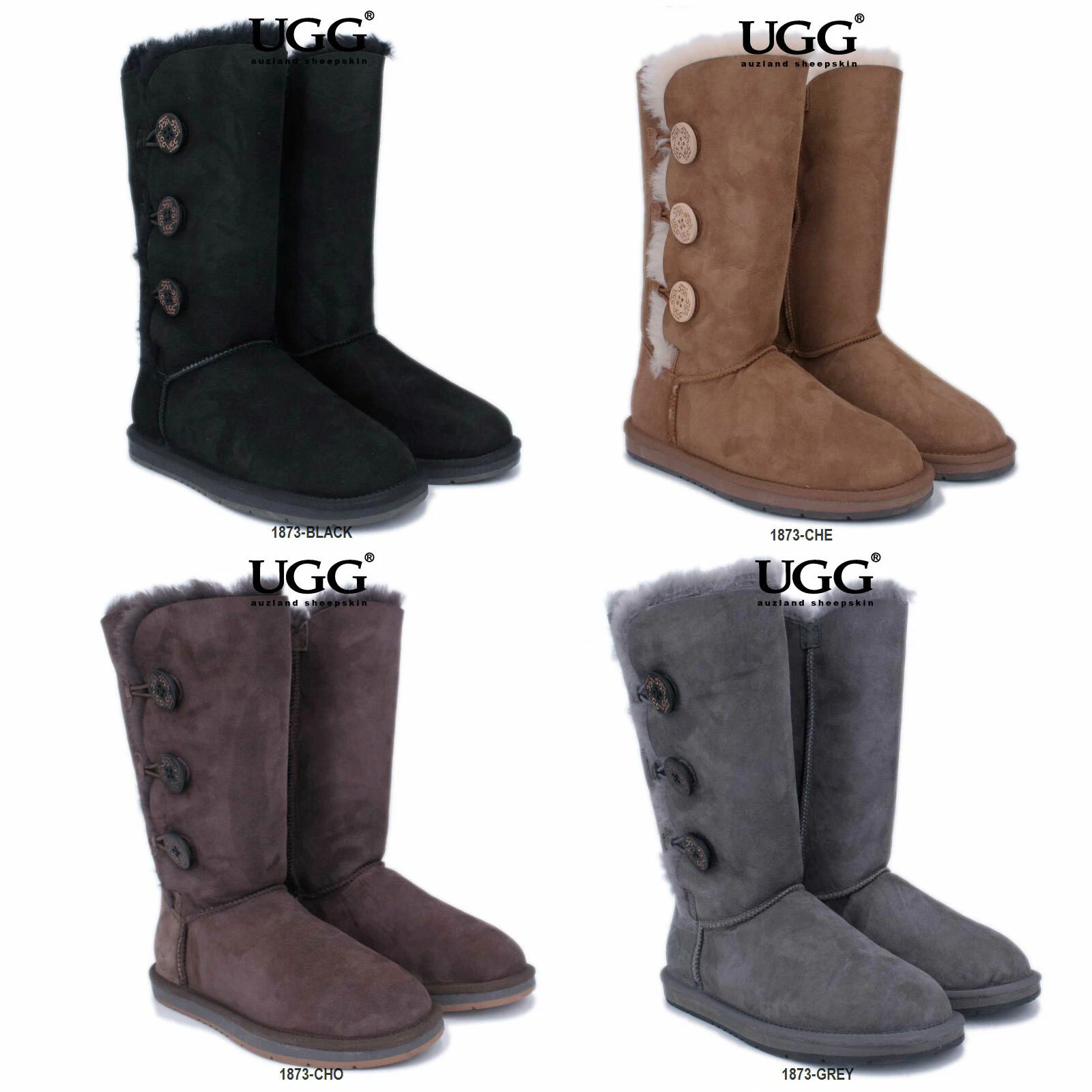 UGG 1873 Classic Long 3 Buttons Boots Premium Australian Sheepskin Snow Boots
Opens in a new window