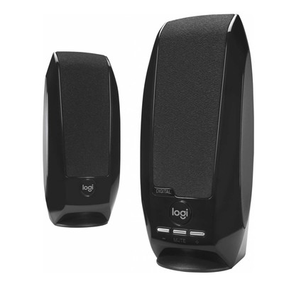 Logitech S150 PC Computer Lautsprecher Stereo 2.0 1.2 Watt Schwarz Business