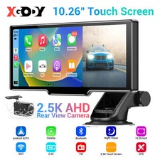 10.26'' Dash Cam 4K with Wireless Apple Carplay Car Stereo Wireless Android Auto