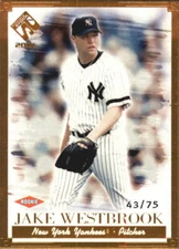 2001 Private Stock Gold Portraits #140 Jake Westbrook /75 - NM-MT
