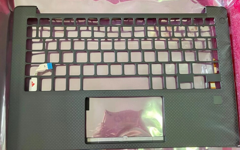 For Dell XPS 13 9350 9360 9365 Palmrest Case With Fingerprint Hole