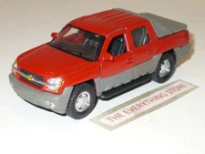 WELLY CHEVY AVALANCHE BRIGHT RED 4.75" LONG FREE SHIP 