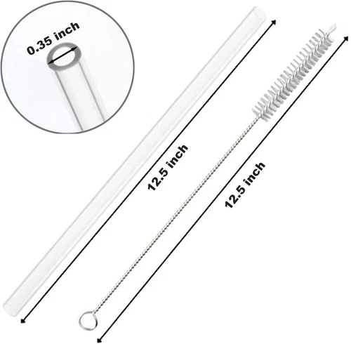 6 Pack Replacement Straw Compatible with Stanley 40 Oz 30 Oz Cup Tumbler - Picture 2 of 6