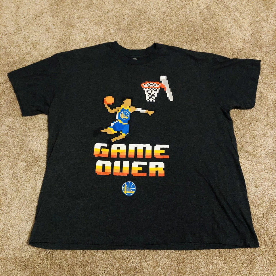 Caja Deportiva EDICIÓN LIMITADA Golden State Warriors Juego Sobre NBA Retro Camiseta XL Foto 2 de 4