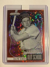 2021 Panini Prizm Old School Red Donut Circle Disco Prizm #OS-10 Ralph Kiner /99