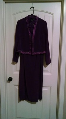 purple dress and jacket