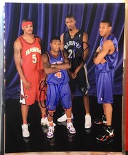 Knicks Nate Robinson/Grizzlies Hakim Warrick (Auto Rookie 8x10 Color Photo) !!!!