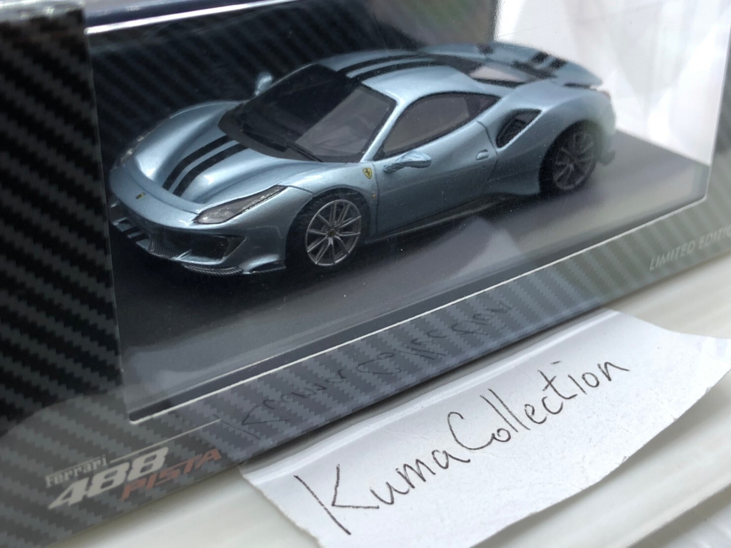BM Model 1/64 フェラーリ 488 ピスタ Pista イエロー 99台限定 レジン