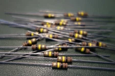 25 ea American Made 100K 1/2W 5% Carbon Comp Resistors Fender Marshall Amplifter