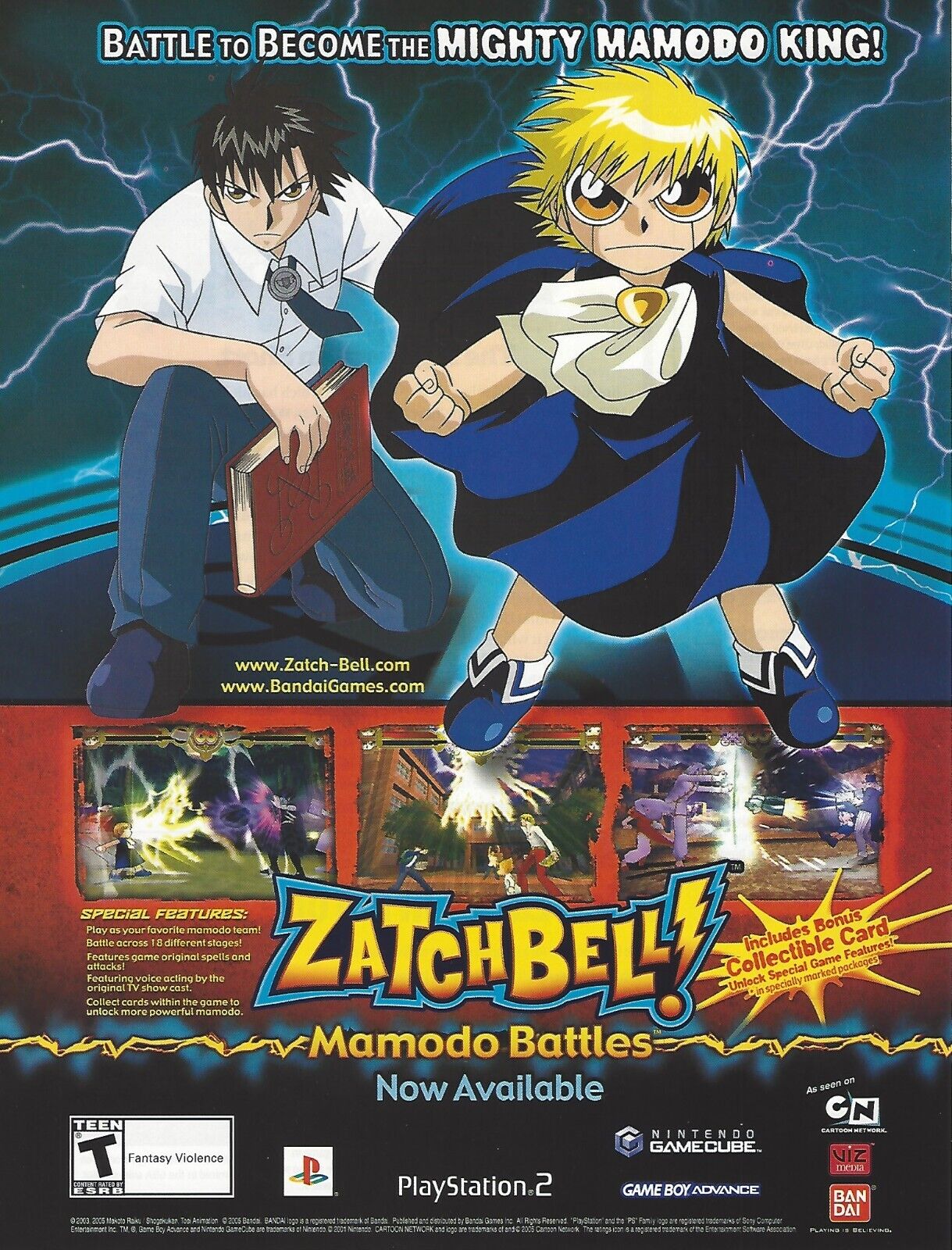 Zatch Bell Mamodo Battles (Sony PlayStation 2, 2005) for sale online