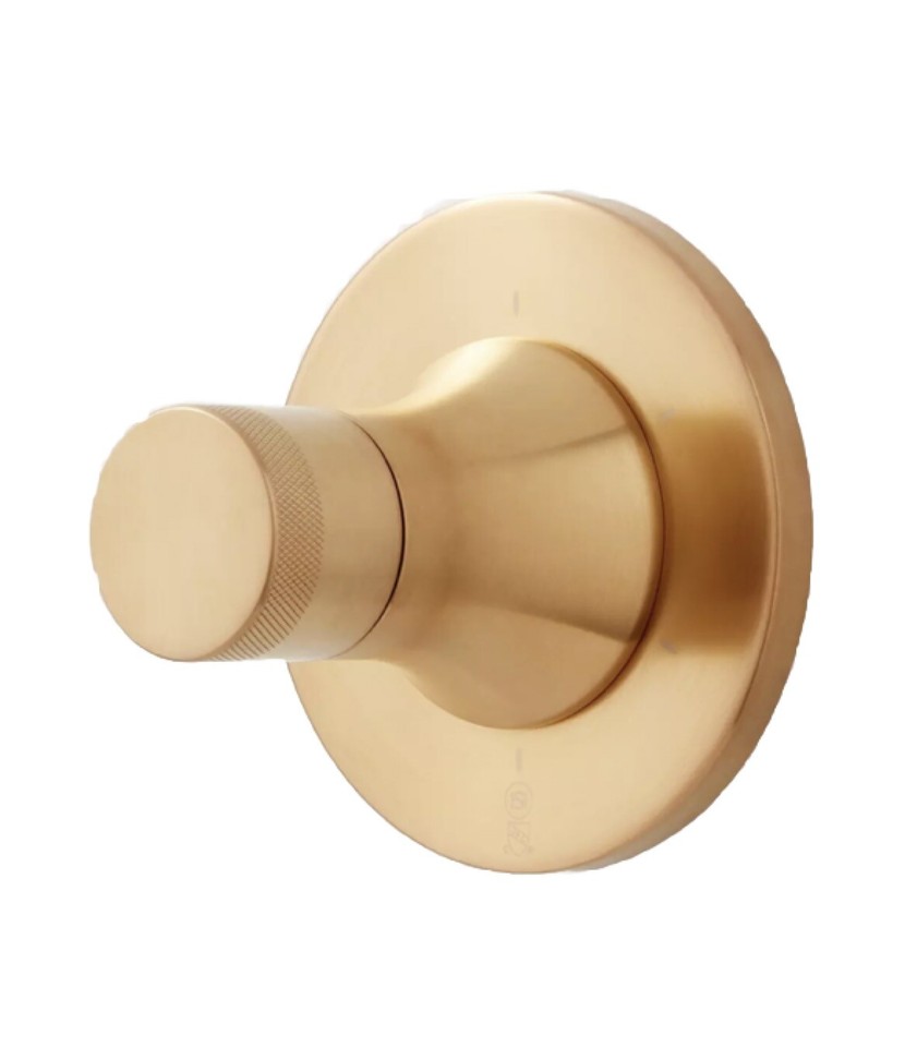 Signature Lentz InWall Shower Diverter Trim Knob Handle Brushed Gold