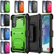 For Samsung Galaxy S21/S21+/Ultra Shockproof Rugged Phone Case Cover / Belt Clip