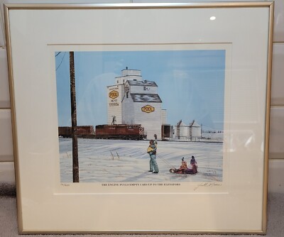 Rare Vintage Yvette Moore Limited Edition Framed Glazed & Mounted Print With COA