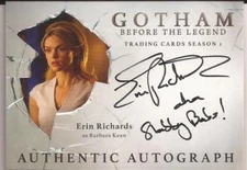 Cryptozoic Gotham Before the Legend Season 1 Erin Richards autograph Barbara ER