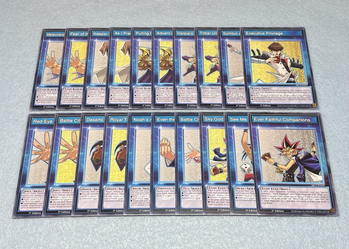 Yugioh Speed Duel Battle City Finals 20 Card 1st Edition
