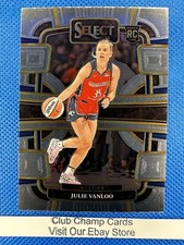 2024 #57 Julie Vanloo Panini WNBA Select Concourse Base RC Mystics