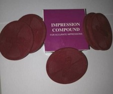 Abformmasse Compound 5 Stück 200 gm. Pyrax für Dental 2er Box
