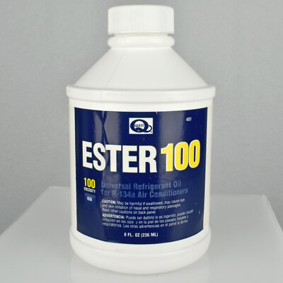 NEW SEALED Quest Ester 100 Universal Refrigerant Oil 8 FL. OZ.