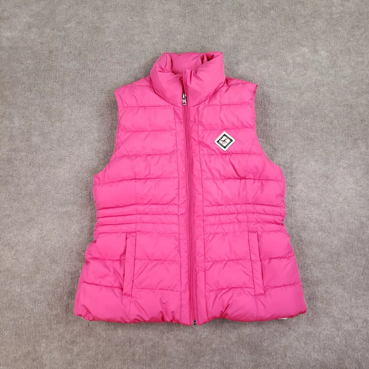 Hollister sleeveless sale jacket