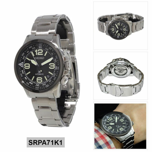 Seiko Prospex Men's Black Watch 