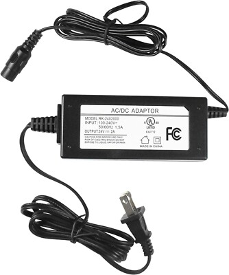 3-Prong Schnell Batterieladegerät für Razor E150 13111601 13111661 Elektroroller