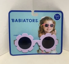 Babiators Baby Kid's Sunglasses UV Protection Age 0-2 Rubber Daisy Flower Iris