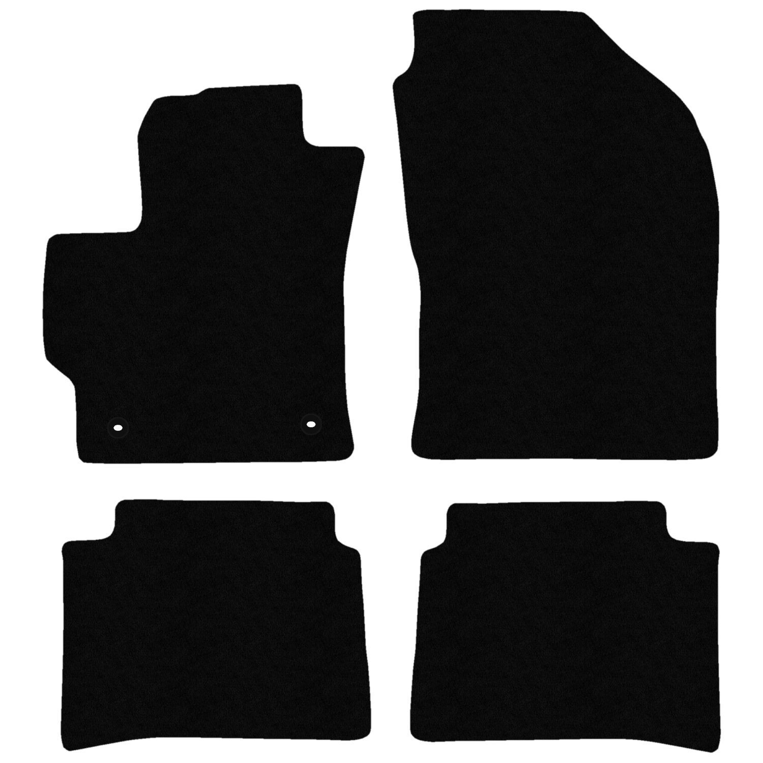 Tapis de sol anti glisse Suzuki Swace en velours premium résistant TO21-2 blanc