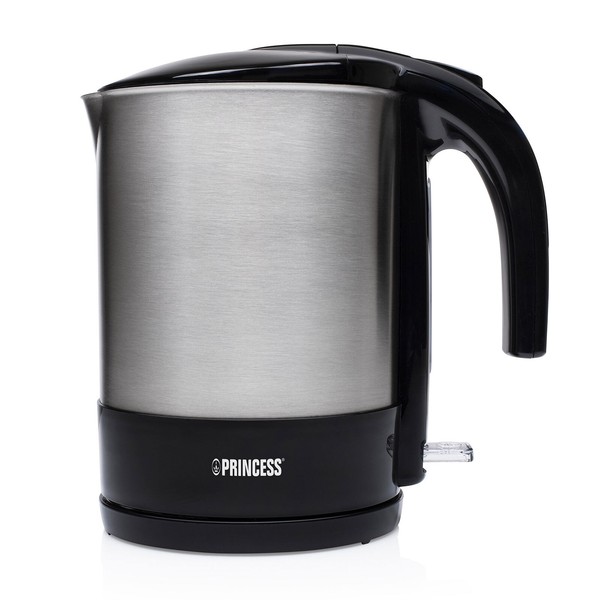Princess 236039 Wasserkocher 1,7 L ÜBerhitzungsschutz Schwarz/Edelstahl 2200 W-image
