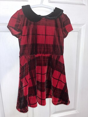 Epic treads  Girl Red  Checkered Dress Size 3T. China