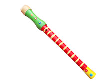 Colorful Wood Wooden Soprano Recorder Unbranded Ready to Play Student Model