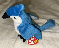 Original Ty Beanie Baby Rocket the Blue Jay DOB March 12, 1997 MWMT