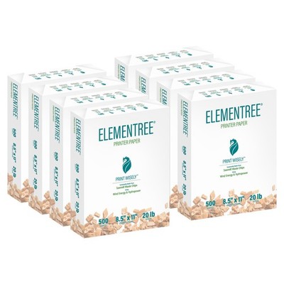  Multipurpose Paper, 20 lb., 8.5'' x 11'', White, 4000 Sheets