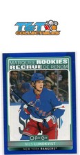 2021-22 Upper Deck O-Pee-Chee Update Blue Border #616 Nils Lundkvist Rangers 98