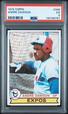 1979 TOPPS #348 ANDRE DAWSON PSA 5