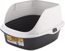 Rimmed Cat Litter Box W/ High Sides & Microban Made in USA