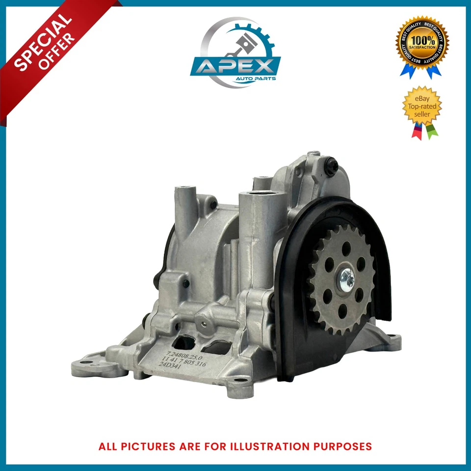 BMW 3 5 6 7 Série X3 X5 X6 3.0 Diesel N57D30 N57D30A N57D30B Oil Pompe Pierburg - Photo 2/4