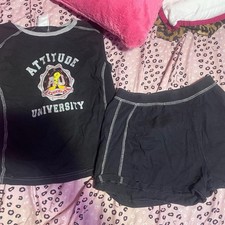 Looney Tunes black and white pyjama set