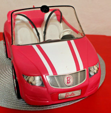 2011 Barbie Pink Convertible Car By Mattell No Remote