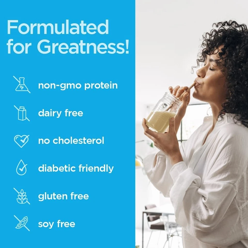 Proteína vegana en polvo a base de plantas Vegansmart Naturade 15 porciones (paquete de 1) Foto 3 de 4