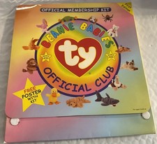 Ty Official Membership Kit First Edition Beanie Babies Official Club 5824